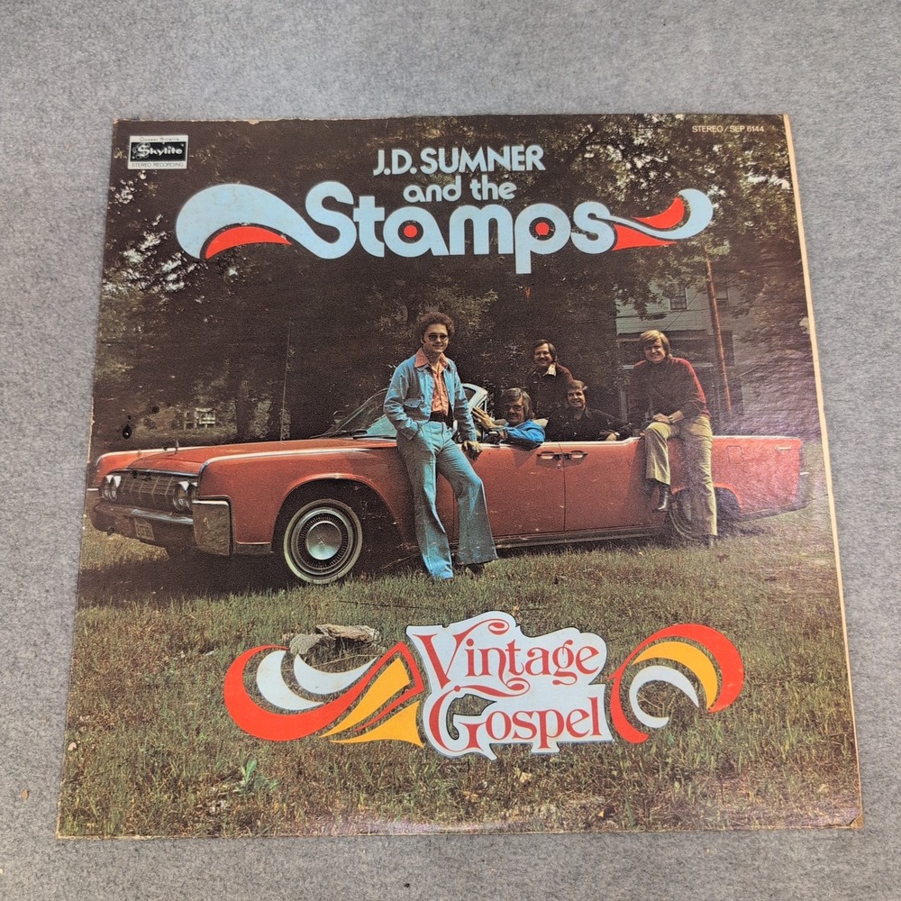 J.D. Sumner and the Stamps Vintage Gospel Vinyl LP Record Skylite SLP 6144